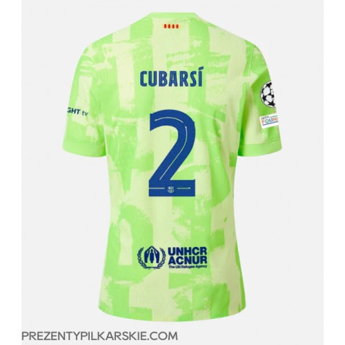 Stroje piłkarskie Barcelona Pau Cubarsi #2 Koszulka Trzeciej 2024-25 Krótki Rękaw
